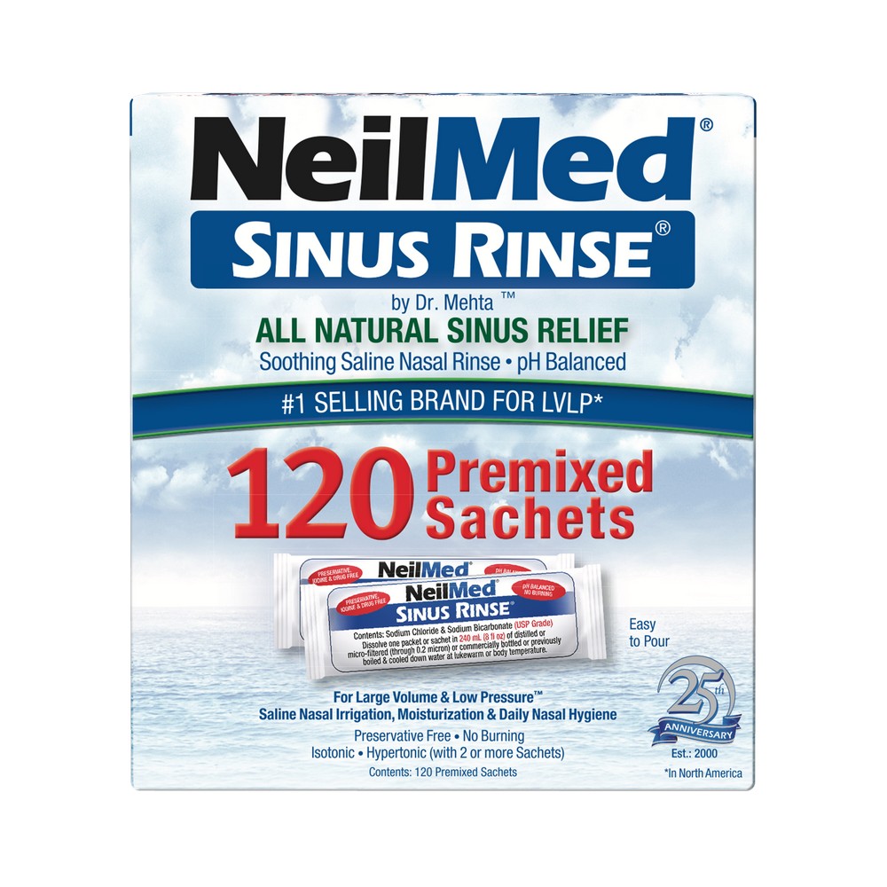 Sinus Rinse 120 Regular Premixed Packets