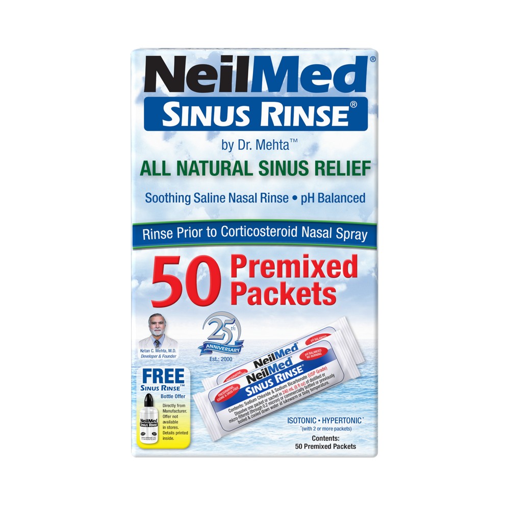 Sinus Rinse 50 Regular Premixed Packets