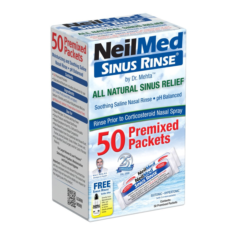 Sinus Rinse 50 Regular Premixed Packets