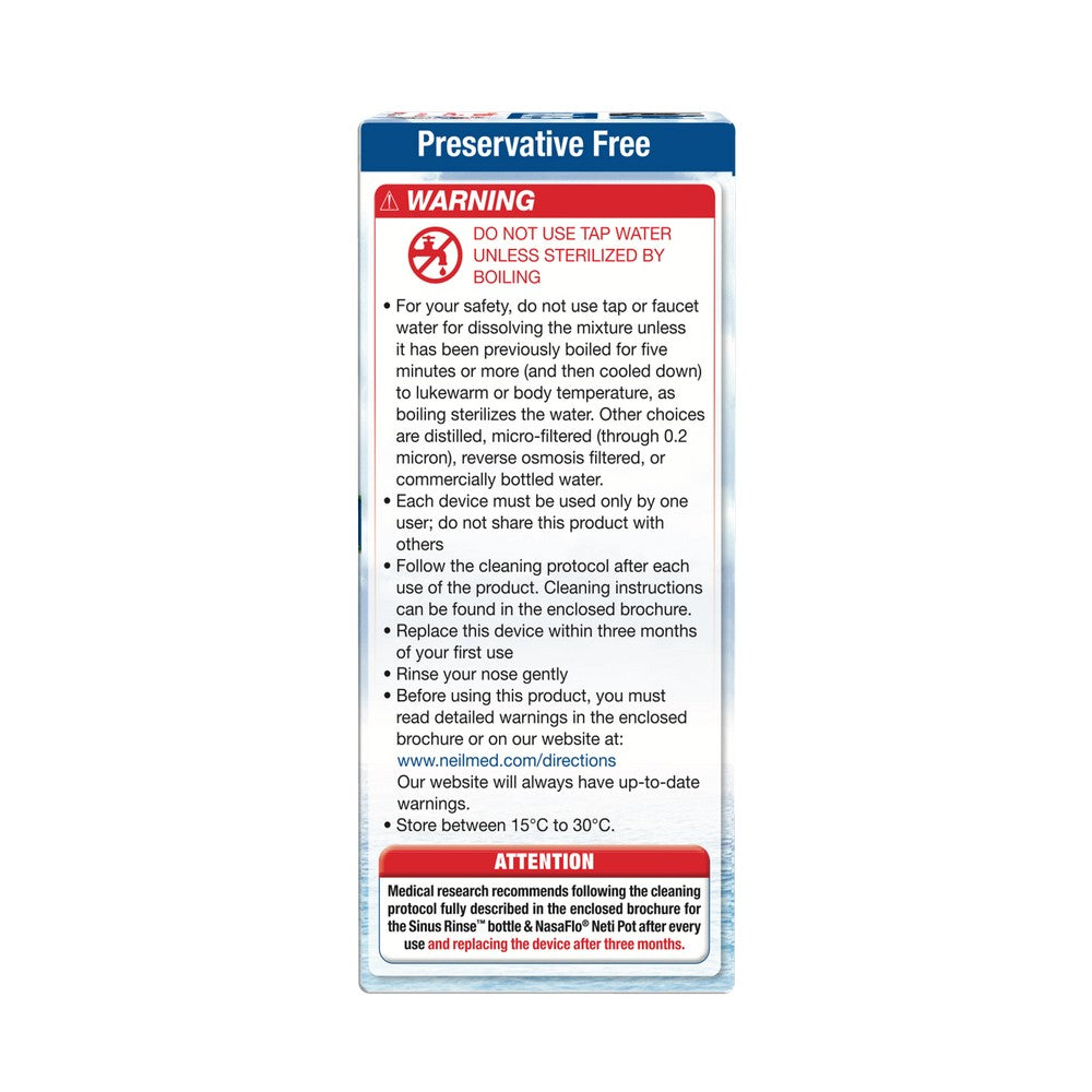 Sinus Rinse 120 Regular Premixed Packets