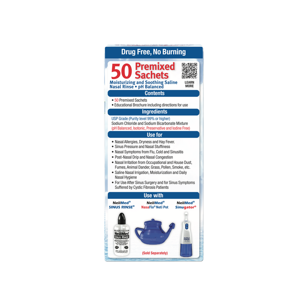 Sinus Rinse 50 Regular Premixed Packets