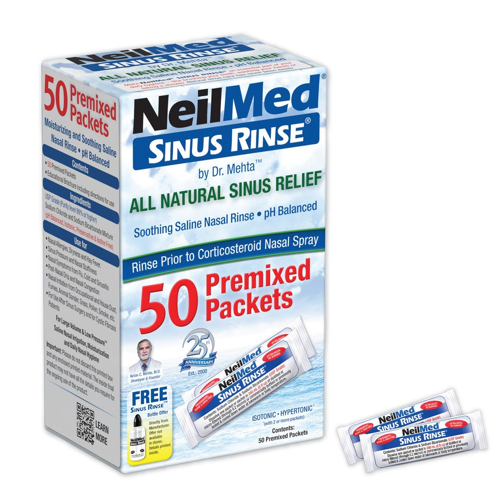Sinus Rinse 50 Regular Premixed Packets