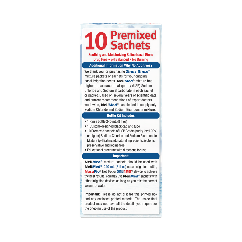 Sinus Rinse Bottle Kit